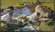 John Singer Sargent Dolce Far Niente painting